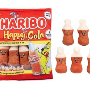 Haribo Pluche In Zak Cola Flesjes 7x37x44cm