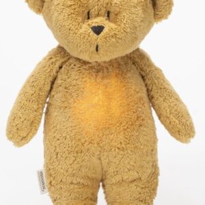 Moonie Moonie The Humming Bear Honey Natur 2.0 - hartslag knuffel - beer