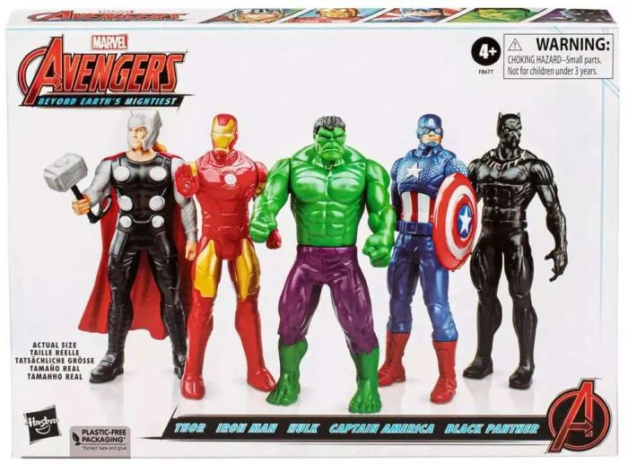 marvel avengers 60th 5 pack 15 cm