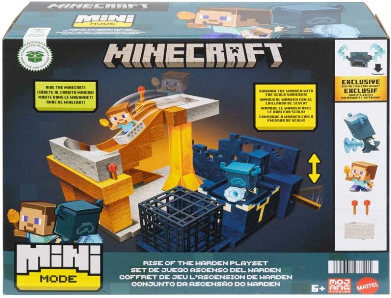 minecraft mini mode rise of the warden playset