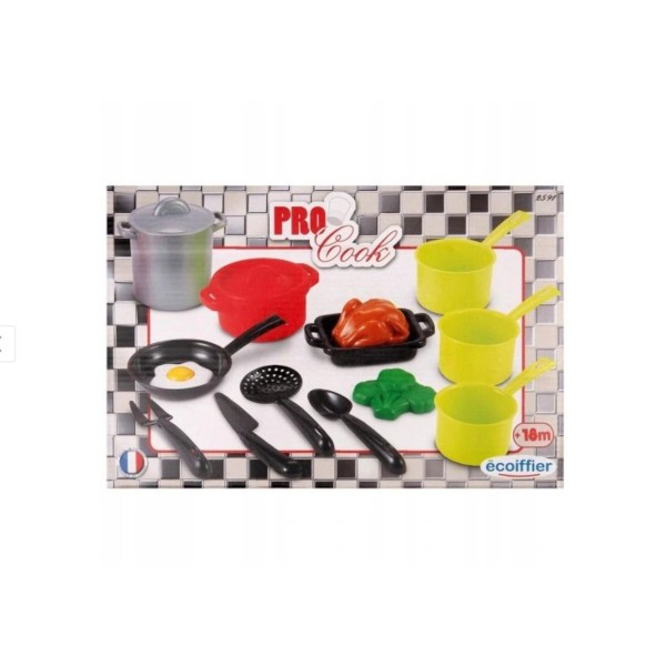 pannenset met keukengereedschap