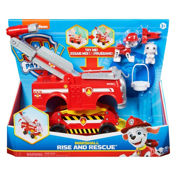 paw patrol rise n rescue vehicle marshall