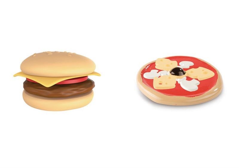 pizza set of hamurgerset