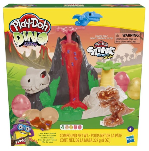 play doh dino crew lava bones island speelset