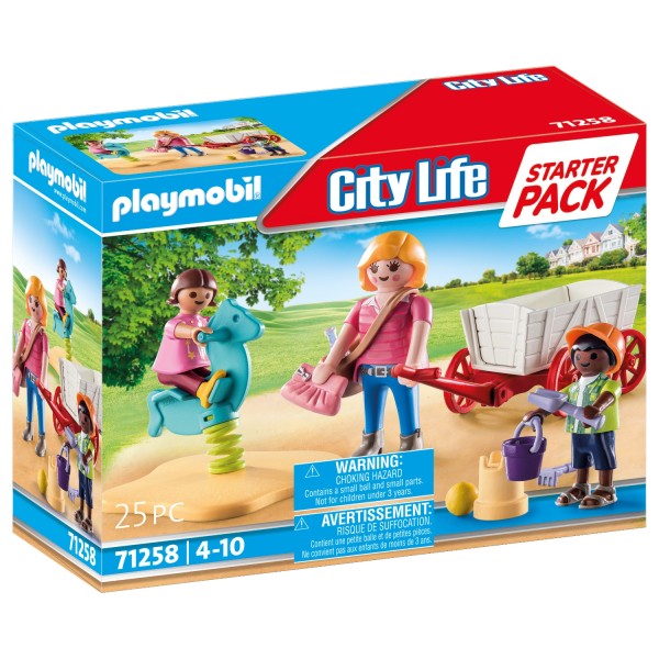 playmobil starterpack 71258 opvoeder bolderwagen