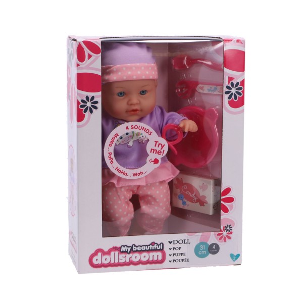 pop 31cm 4 geluiden 5 accessoires