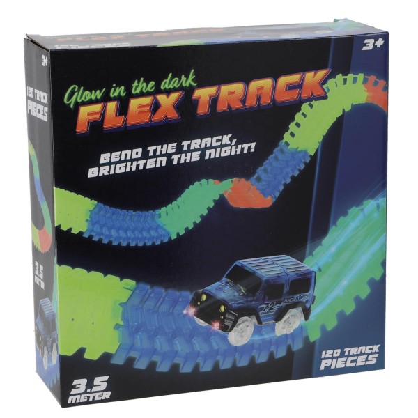 racebaan glow track 120 delig 35 meter