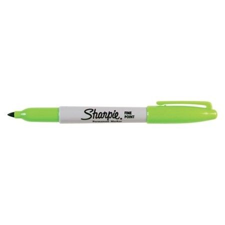 sharpie lime permanent marker fine point