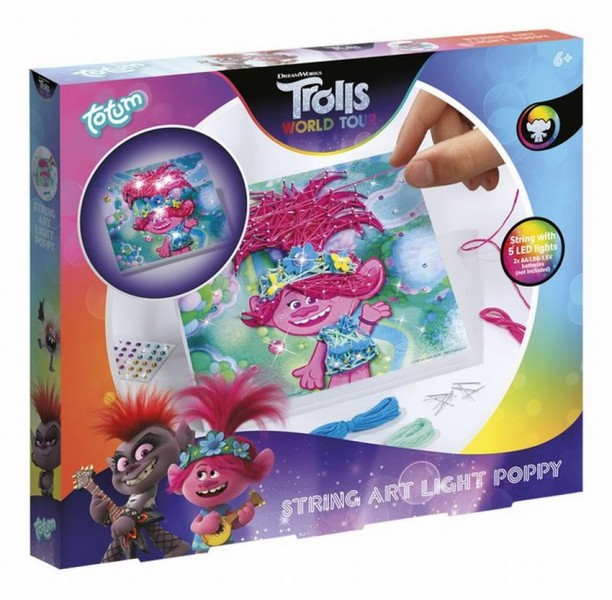 totum trolls 2 string art licht poppy