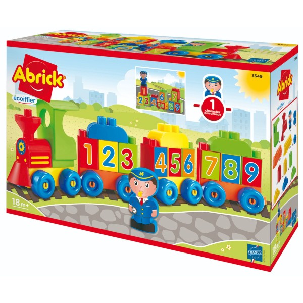 trein cijfers en blokken abrick